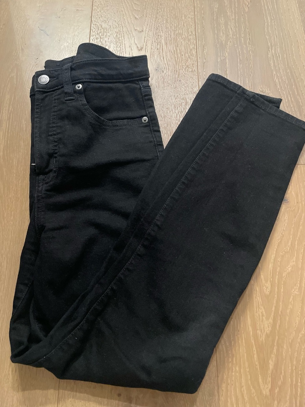 Gap Sky High Jeans Black Petite 27 4P